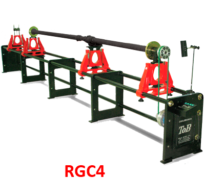 Máquina balanceadora TOB modelo RGC4 para cardanes de 3 tramos